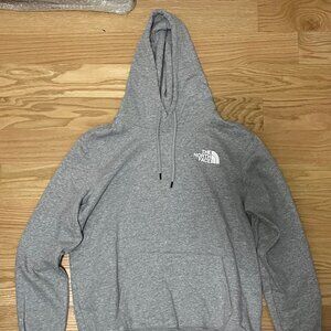 The North Face Men's Gray Hoodie with Design Pullover Size L